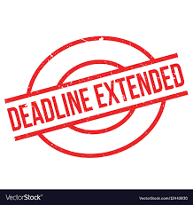 submission deadline is extended